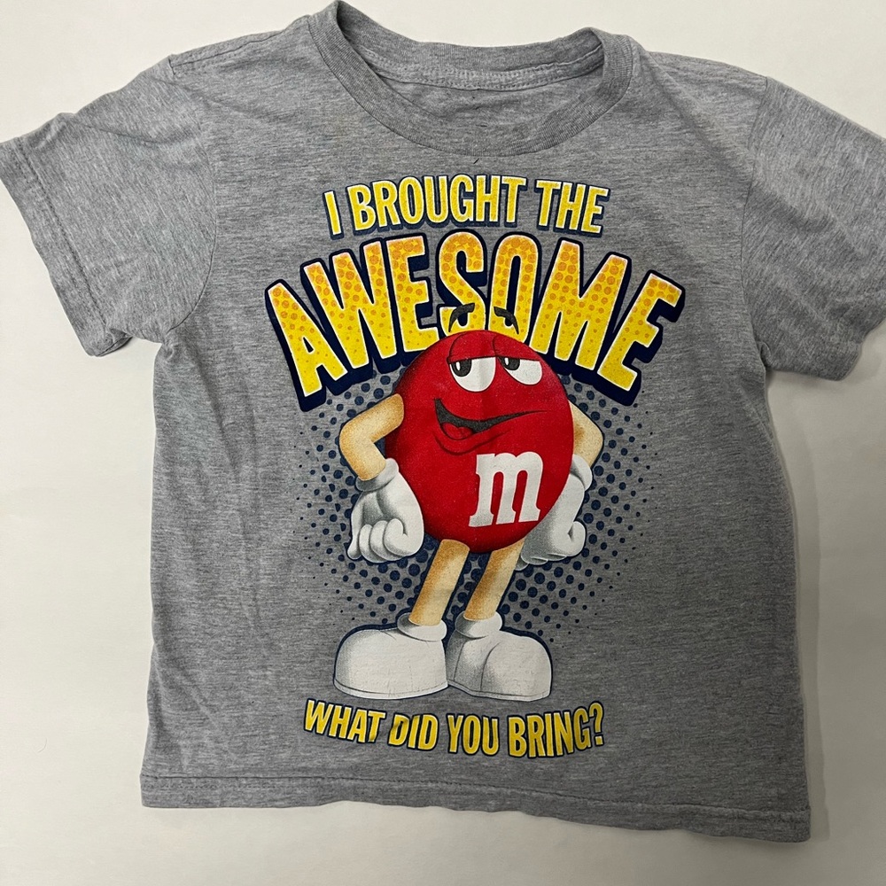 M & M kids shirt